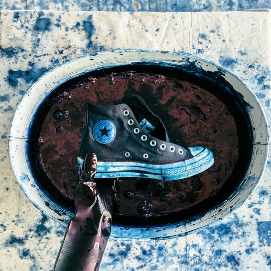 Dyeing Canvas Sneakers